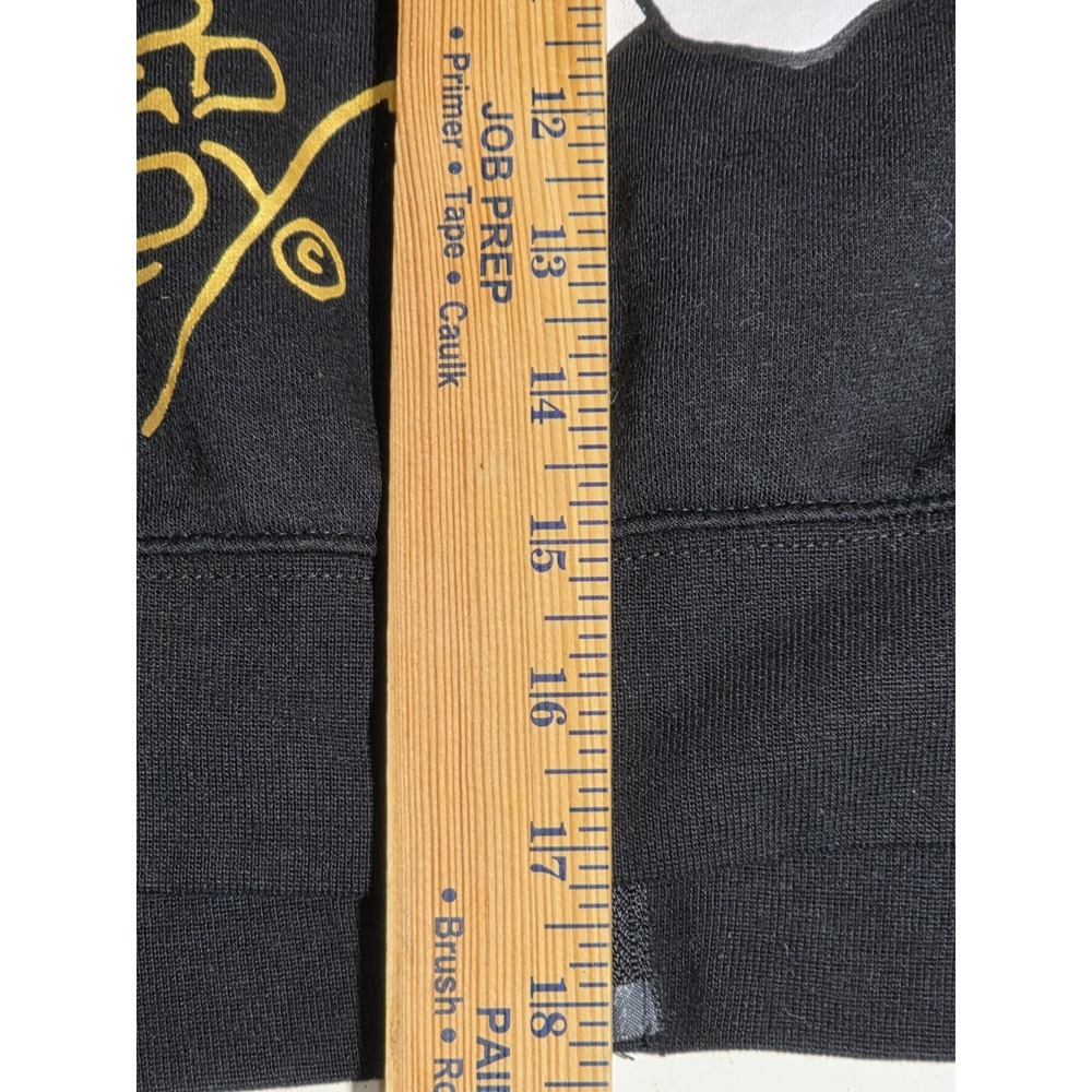 Ed Hardy Don Ed Hardy Zip Hoodie Love Kills Slowly Skull Graphic Black 1X - Picture 5 of 8